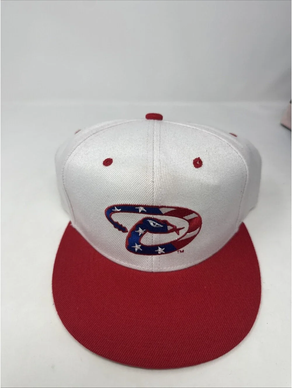 Rare Arizona Diamonbacks Usa America Budweiser Hat Cap Snapback White Hat